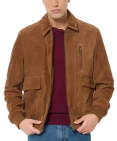 Men's Paulo Brown Suede Leather Jacket - Trendy Leather Jackets