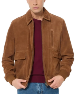 Men's Paulo Brown Suede Leather Jacket - Trendy Leather Jackets