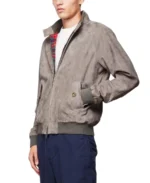 Premium G9 Harrington Suede Jacket Side