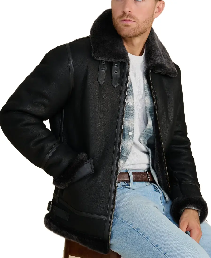 Frederick Shearling Aviator Jacket 3 Shop Frederick Shearling Aviator Jacket