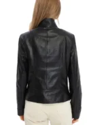 Shop The Blythe Black Leather Jacket - Trendy Leather Jackets