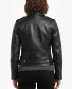 Shop The Black Women's Leather Biker Jacket - Trendy Leather Jackets
