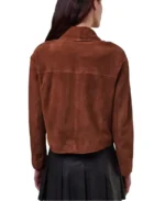 Shop The Ella Brown Suede Jacket - Trendy Leather Jackets