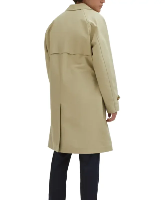 Shop The G12 Double Cloth Beige Leather Coat - Trendy Leather Jackets