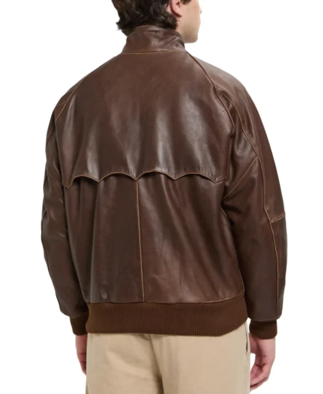Shop The G9 Chocolate Brown Bomber Jacket - Trendy Leather Jackets