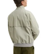 Shop The G9 Tent Cloth White Bomber Jacket - Trendy Leather Jackets