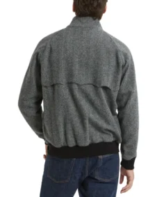 Shop The G9 Unpadded Pattern Grey Wool Jacket - Trendy Leather Jackets