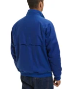 Shop The G9 Waxed Blue Bomber Jacket - Trendy Leather Jackets