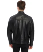 Shop The Henry Black Biker Leather Jacket - Trendy Leather Jackets
