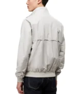Shop The Men's G9 White Harrington Jacket - Trendy Leather Jackets