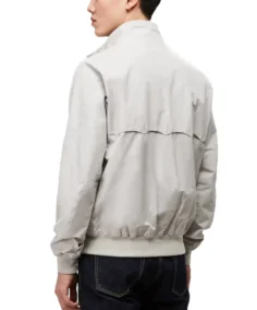 Shop The Men's G9 White Harrington Jacket - Trendy Leather Jackets
