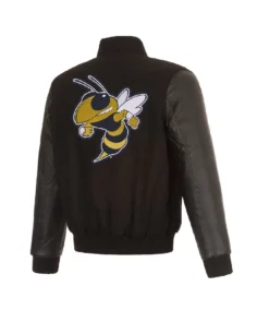 Shop The Men's Georgia Tech Black Varsity Jacket - Trendy Leather Jackets