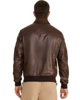 Shop The Men's Mason Leather Bomber Jacket - Trendy Leather Jackets