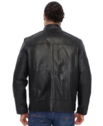 Shop The Men's Solid Black Biker Leather - Trendy Leather Jackets