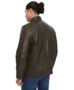 Shop The Men's Solid Dark Brown Leather - Trendy Leather Jackets
