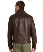Shop The Oliver Dark Brown Leather Jacket - Trendy Leather Jackets
