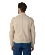 Shop The Rafe Beige Leather Jacket - Trendy Leather Jackets