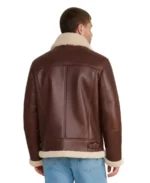 Shop The Rupert Brown Shearling Aviator Jacket - Trendy Leather Jackets