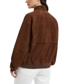 Shop The Women G9 Chocolate Brown Suede Jacket - Trendy Leather Jackets