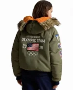 Shop The Women Team USA Down Jacket - Trendy Leather Jackets