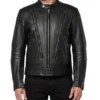 Supervent Black Leather Jacket - Trendy Leather Jackets