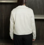 Shop The Women's Signature Cream Faux Suede Jacket - Trendy Leather Jackets