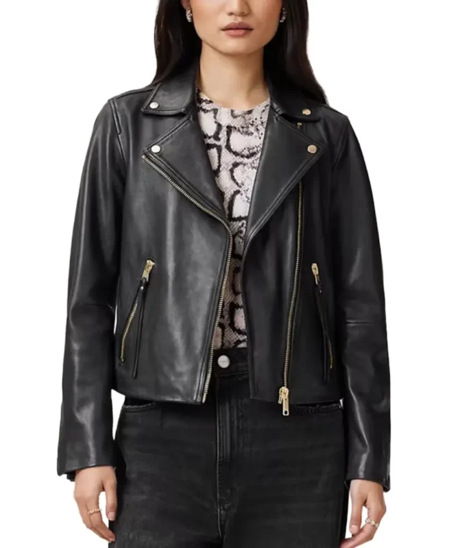 Dalby Slim Fit Leather Biker Jacket - Trendy Leather Jackets