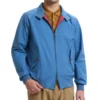 G9 Blue Harrington Jacket - Trendy Leather Jackets