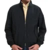 G9 Dark Navy Harrington Jacket - Trendy Leather Jackets