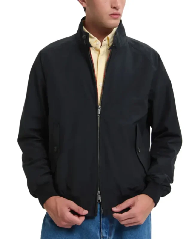 G9 Dark Navy Harrington Jacket - Trendy Leather Jackets