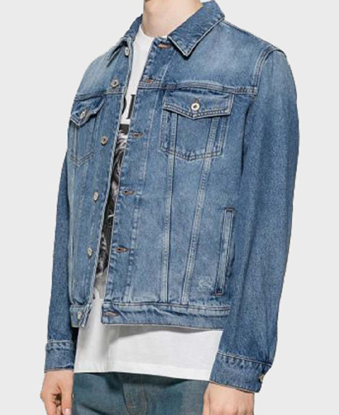 Henry Denim Jacket Side