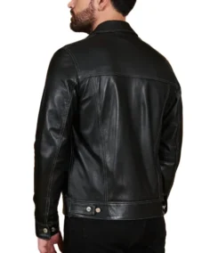 Shop The Men's Akyo Black Nappa Biker Leather Jacket - Trendy Leather Jackets
