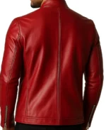 Shop The Men's Arthur Red Leather Jacket