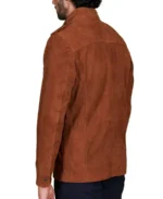 Shop The Men's Axel Saharan Brown Suede Jacket - Trendy Leather Jackets
