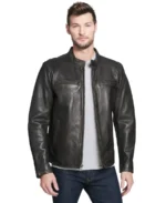 Men's Black Carbon Leather Jacket - Trendy Leather Jackets