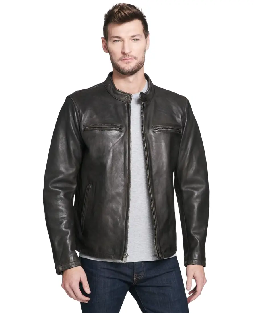 Men'S Black Carbon Leather Jacket Men'S Black Carbon Leather Jacket - Trendy Leather Jackets