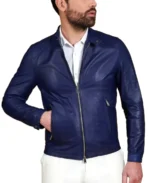 Men's Bluette Natural Leather Jacket - Trendy Leather Jackets