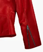 Men's Bowery Leather Biker Jacket Cuffs - Trendy Leather Jackets
