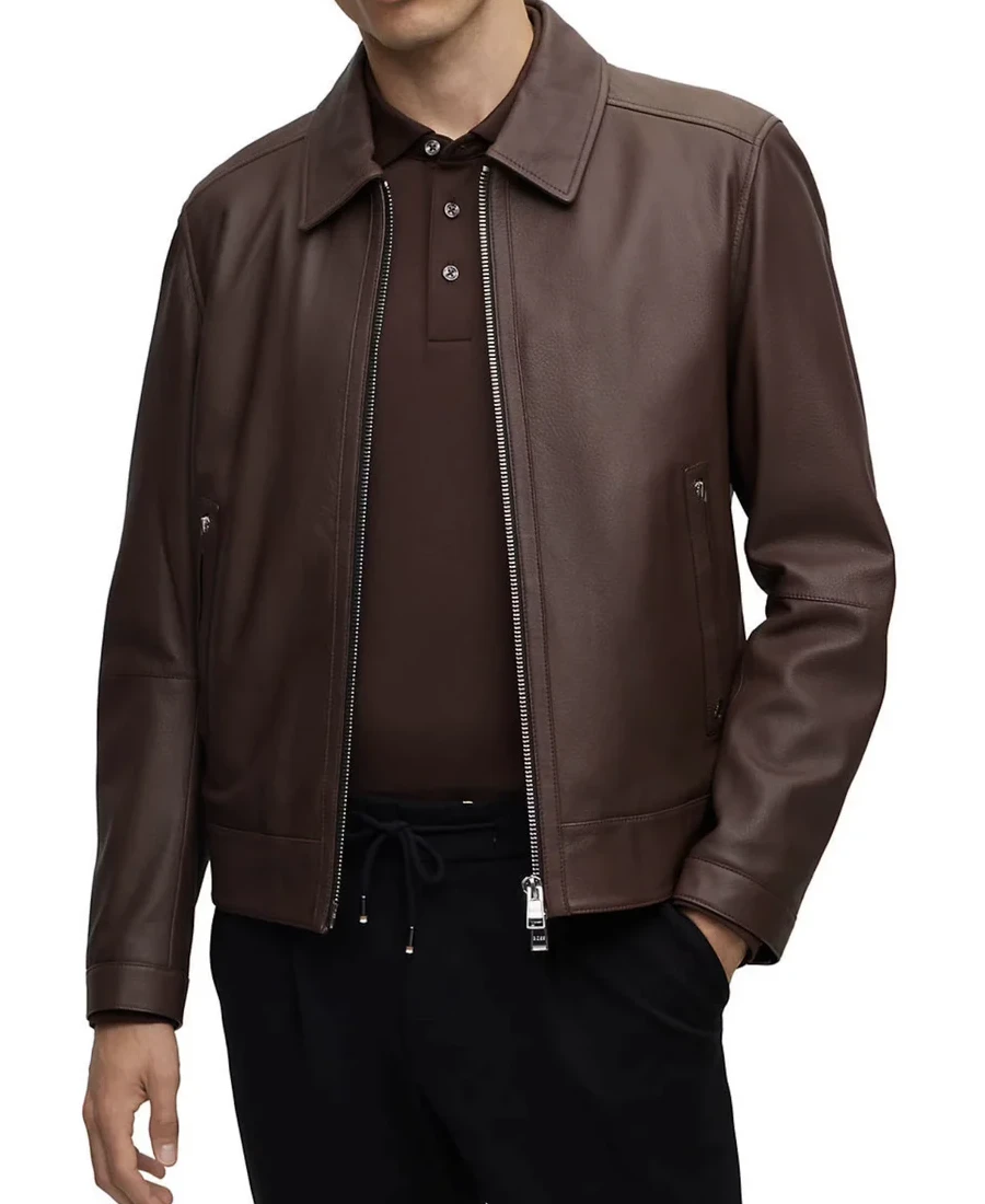 Men'S Brown Biker Leather Jacket Men'S Brown Biker Leather Jacket - Trendy Leather Jackets