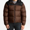 Men’s Brown Puffer Jacket