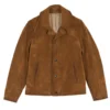 Men's Brown Rough Suede Jacket - Trendy Leather Jackets