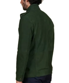Shop The Men's Green Saharan Suede Leather Jacket - Trendy Leather Jackets