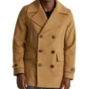 Men's Italian Wool Peacoat - Trendy Leather Jackets
