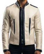 Men's Jesse White Leather Jacket - Trendy Leather Jackets