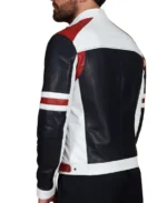 Shop The Men's Multicolor Motorcycle Leather Jacket - Trendy Leather Jackets