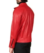 Shop The Men's Red Nappa Leather Jacket - Trendy Leather Jackets