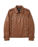 Men’s Rocketeer Aviator Jacket Front - Trendy Leather Jackets