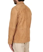 Shop The Men's Saharan Light Brown Suede Jacket - Trendy Leather Jackets