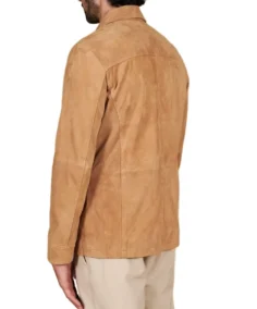 Shop The Men's Saharan Light Brown Suede Jacket - Trendy Leather Jackets