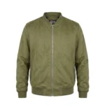 Men’s Signature Sage Green Faux Suede Jacket - Trendy Leather Jackets